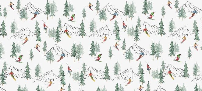 Alpine glides wallpaper