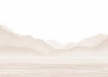 Papier peint Annecy et son lac paisible beige, XXL, tendance