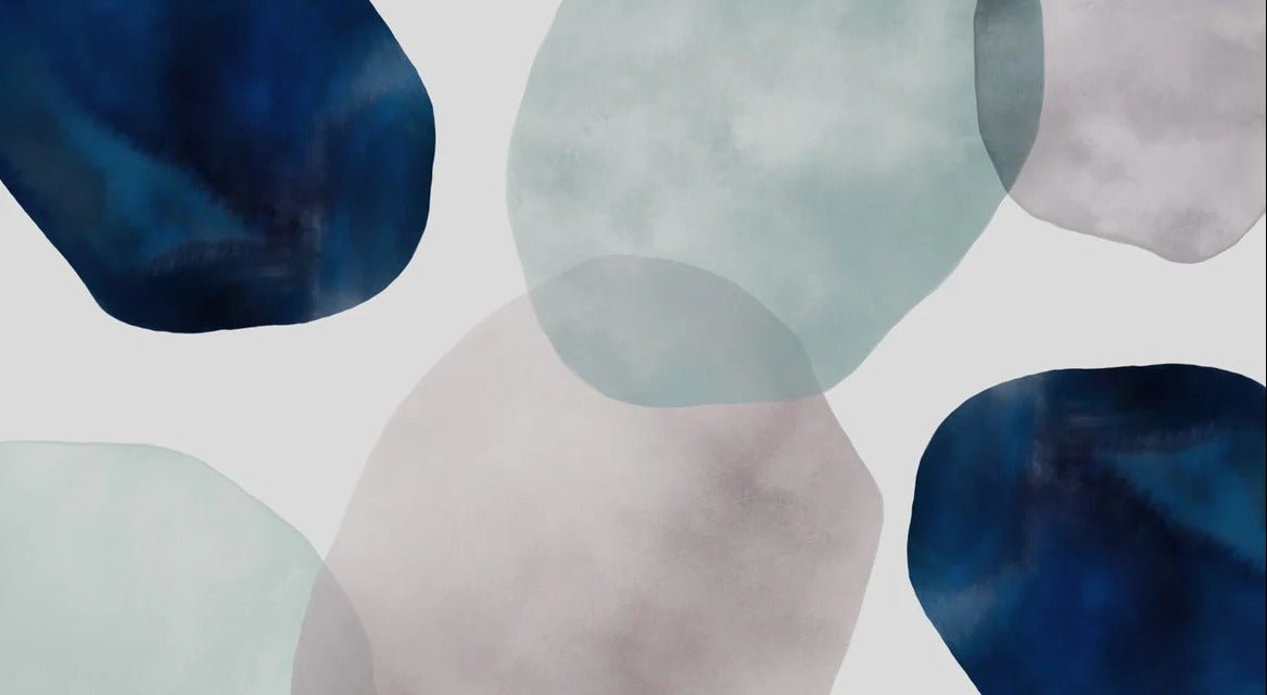 Abstract watercolor circle wallpaper