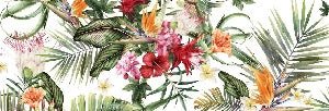 Tropical wallpaper & Colorful flowers