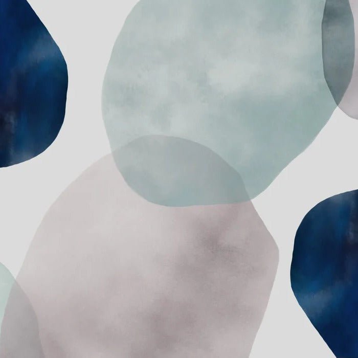 Abstract watercolor circle wallpaper