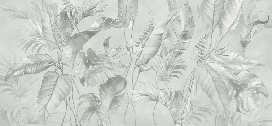 Elegant sage jungle wallpaper