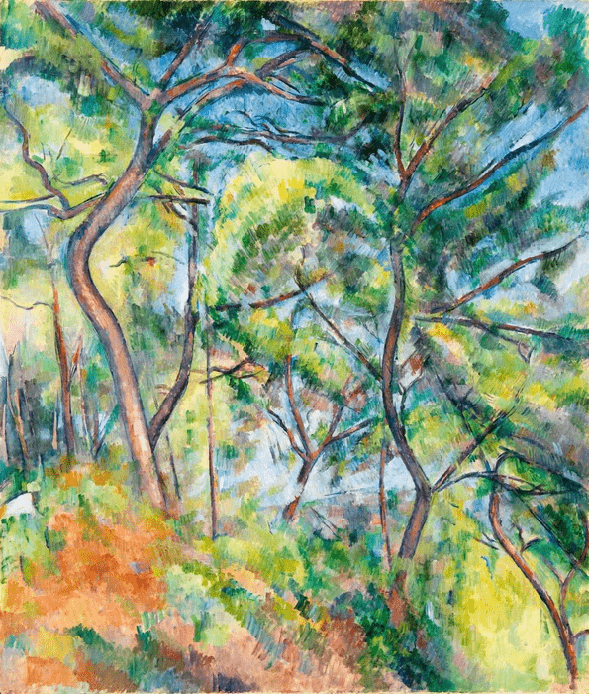 Pine Forest Wallpaper - Paul Cézanne