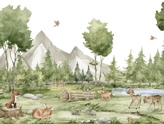 Forest animals wallpaper