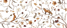Children's forest adventure wallpaper