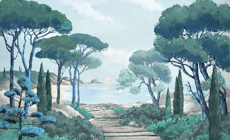 Wallpaper stroll through the calanques