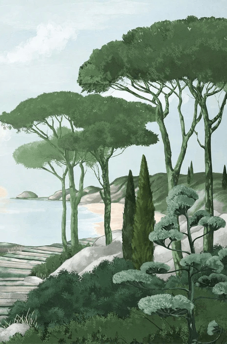 Wallpaper stroll through the green creeks