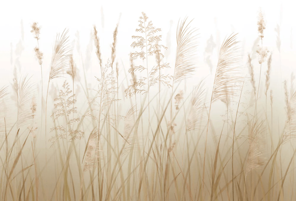 Wheat field flower wallpaper