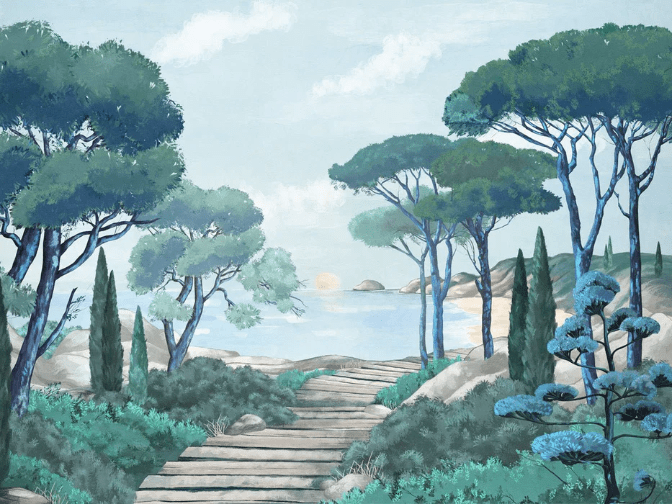 Wallpaper stroll through the calanques