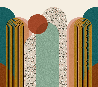 Trendy graphic art pop wallpaper