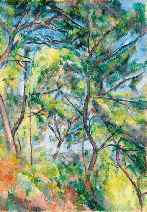 Pine Forest Wallpaper - Paul Cézanne