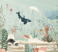 Baby marine world wallpaper