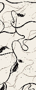 Plant-based wallpaper - Greige lines