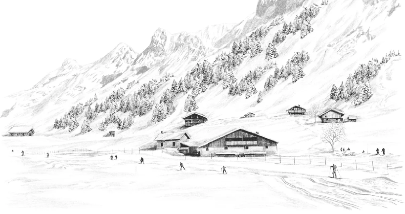 Wallpaper Clusaz ski fond montagne Confins