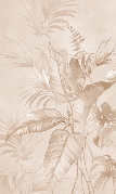 Elegant powdered jungle wallpaper