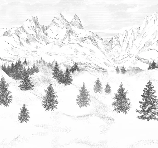 Aiguilles d'Arves wallpaper