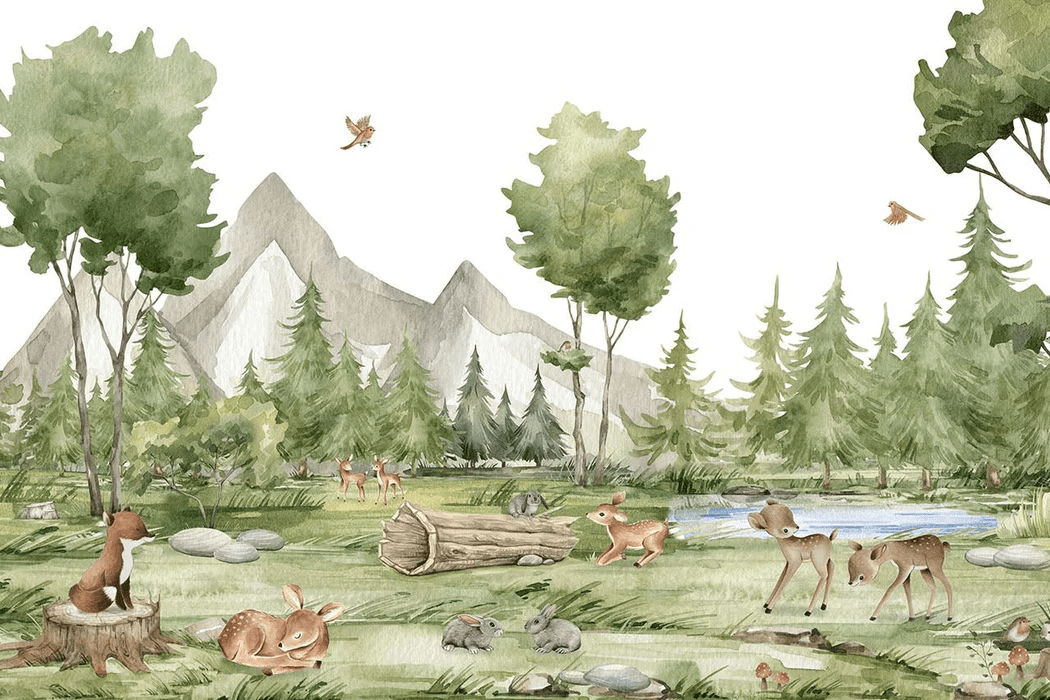 Forest animals wallpaper