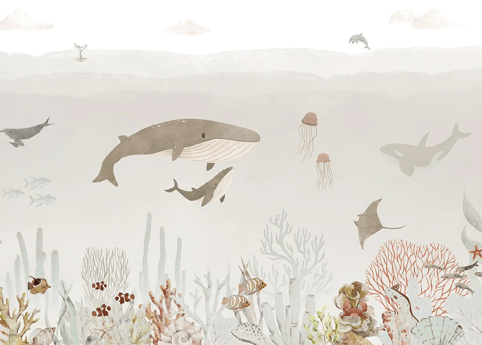 Baby whale wallpaper