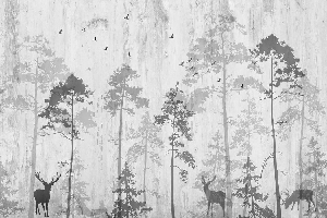 Nostalgic Forest Wallpaper