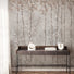 Papier peint panoramique branches japandi, mural concept, tendance
