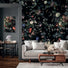 Papier peint plantes grimpantes vintage, mural concept, tendance