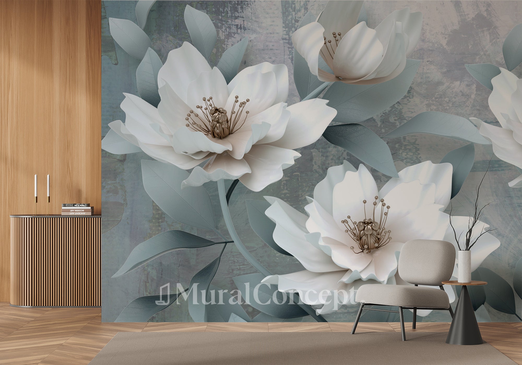 Papier peint Délicatesse - panoramique français