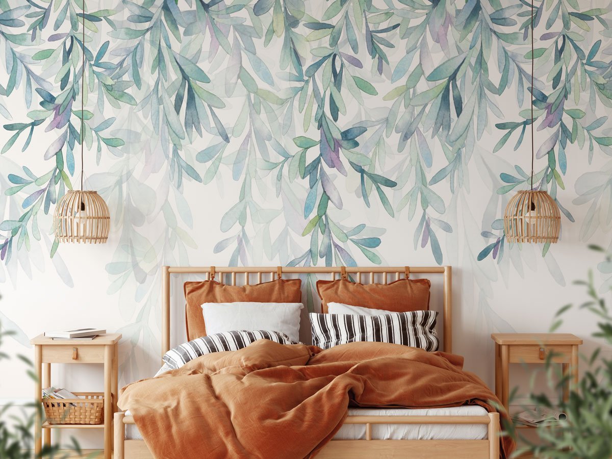 Papier peint Végétal & Scandinave style - papier peint sur mesure francais - muralconcept