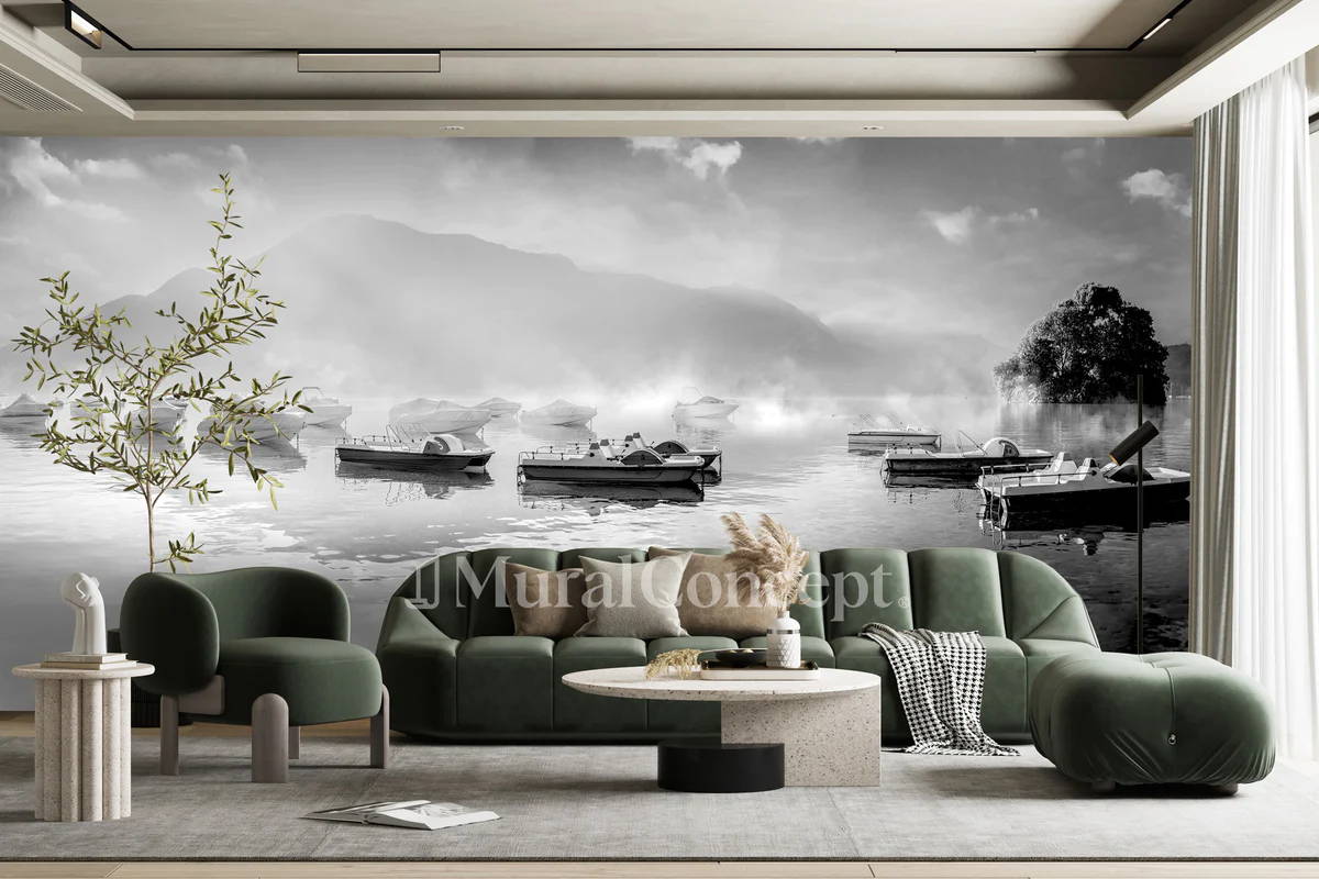 Papier peint Annecy, entre lac et montagnes