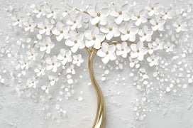 3D trompe l'oeil wallpaper