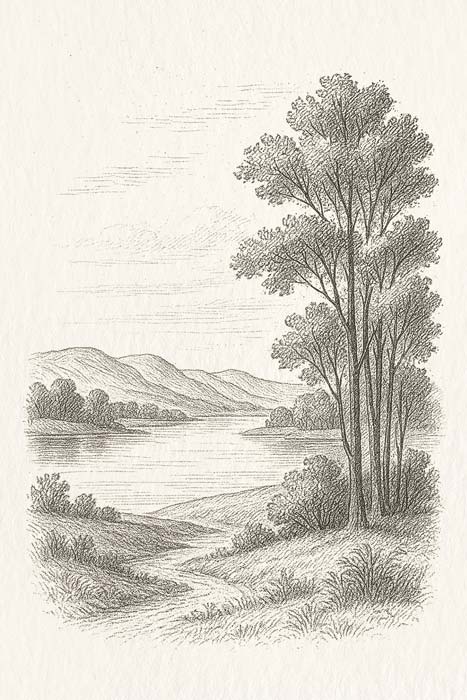 Papier peint Dessin et Gravure murale - Muralconcept