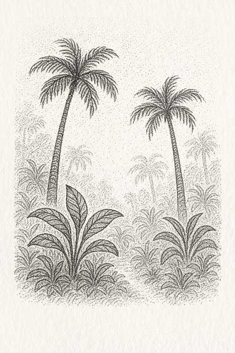 Papier peint panoramique jungle & tropical