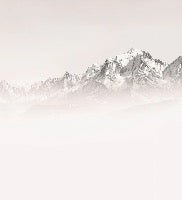 Papier peint matin brumeux Mont Blanc, XXL, tendance