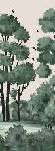 Papier peint paysage rivière forêt