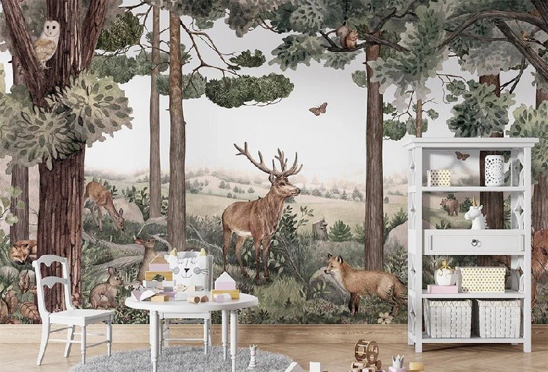 Papier peint bébé sentier sauvage, XXL, tendance