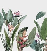 Papier peint panoramique Végétal tropical, XXL, tendance