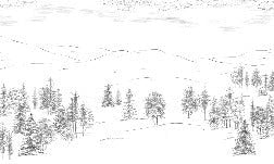 Papier peint montagne esquisse de Cimes