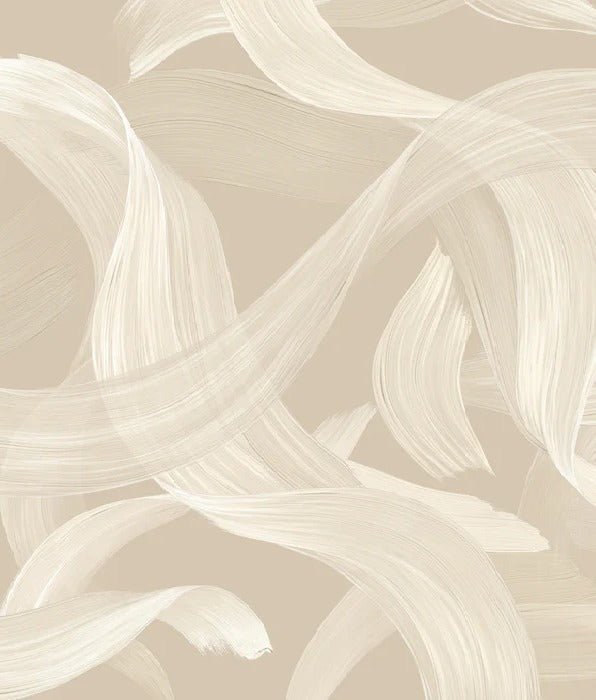 Papier peint contemporain – Beige vibration