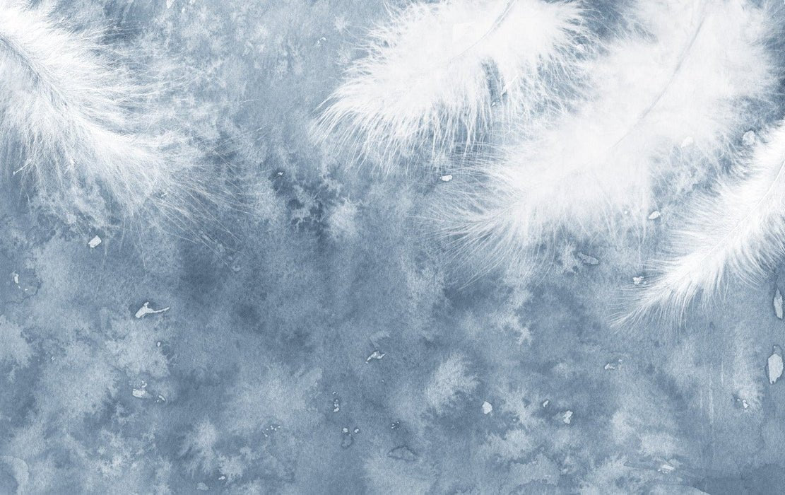 Papier peint Plume Blanche, XXL, tendance