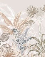 Papier peint panoramique jungle terracotta, XXL, tendance