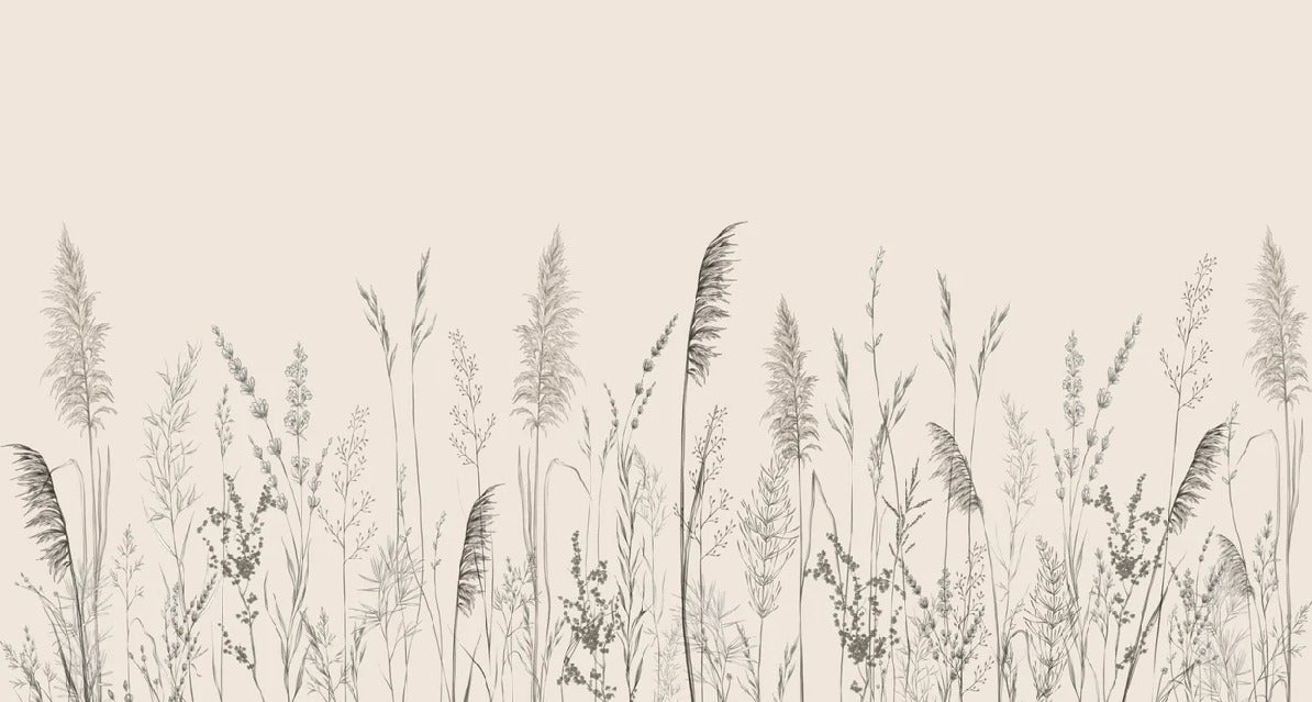 Papel pintado panorámico Pradera salvaje, XXL, tendance