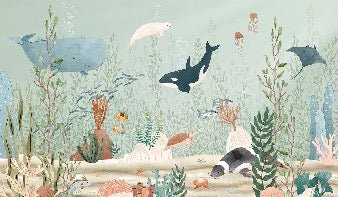 Baby Wallpaper Marine World, XXL, tendance