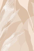 Papier peint étoffe florale beige