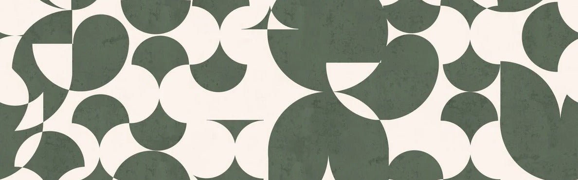 Papier peint restaurant rétro forme graphique, XXL, tendance