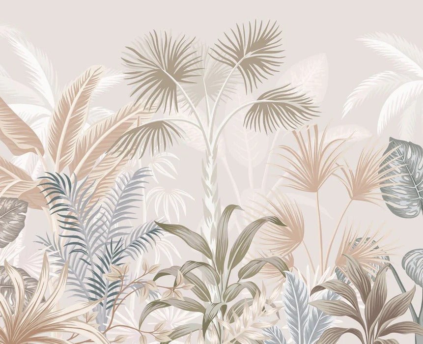 Papier peint panoramique jungle terracotta, XXL, tendance