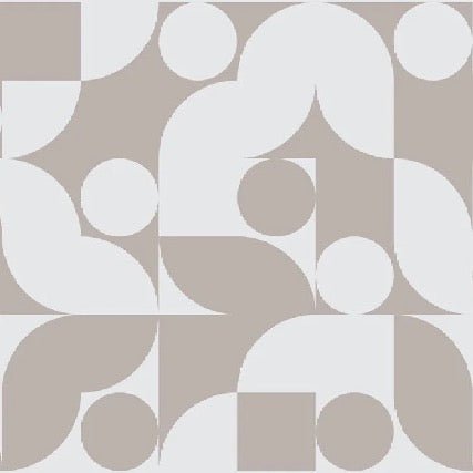 Papier peint moderne shape greige