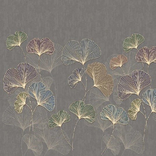 Papier peint panoramique ginkgo asie tendance, XXL, tendance