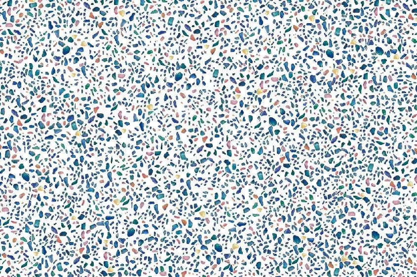 Papier peint effet terrazzo condensé