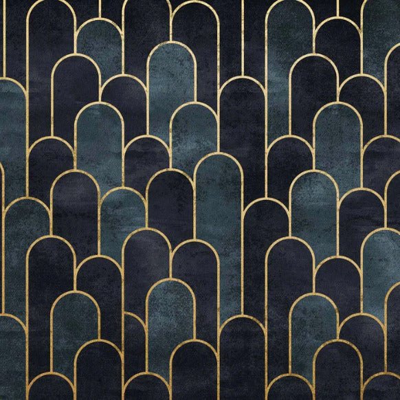 Papier peint dark blue chic