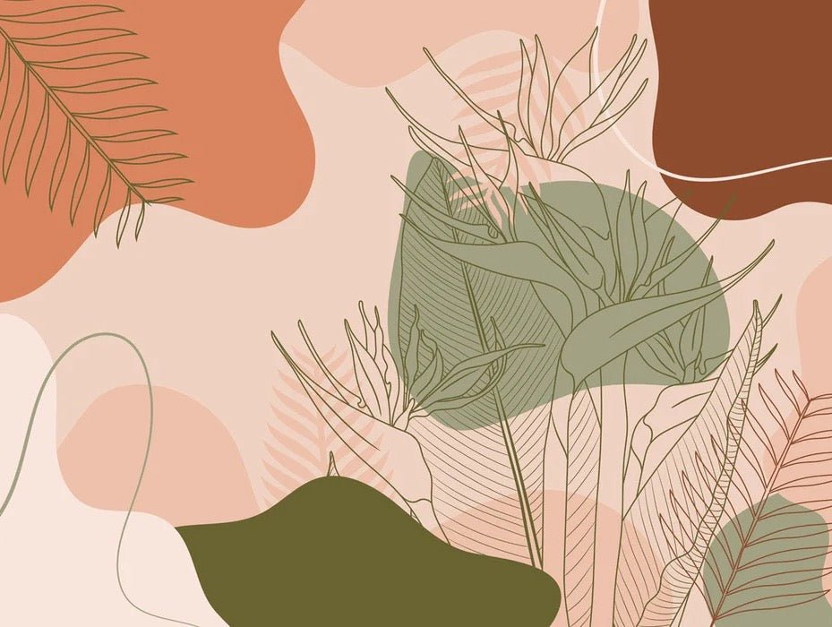 Panoramic wallpaper art paint