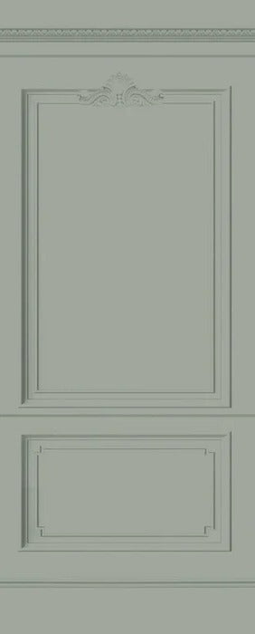 Papier peint Haussmann Vert de gris, XXL, tendance